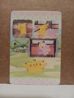 Ditto Pikachu # 21 Fancy Graffiti Sealdass Pokemon Card Sticker BANDAI Japanese - Image 1