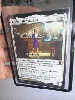 Jennifer Walter’s Magic The Gathering Marvel Super Heroes Rare Card NM - Image 3