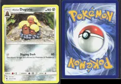 ALOLAN DUGTRIO 123/214 UC LOST THUNDER POKEMON NM/M Yuka Morii - Image 1