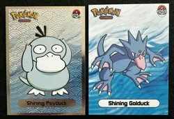 PSYDUCK X GOLDUCK LOT - POKEMON SHINY INFINITY SILVER HOLO - Image 1