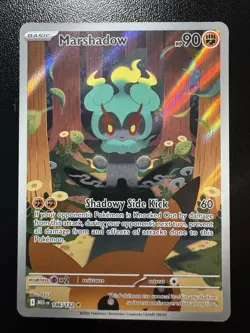 2025 Pokemon Mega Evolution Marshadow Illustration Rare #146/132 - Image 1