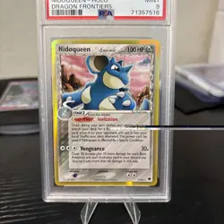 2006 POKEMON EX DRAGON FRONTIERS NIDOQUEEN #7/101 RARE HOLO FOIL PSA 9 P1 - Image 2