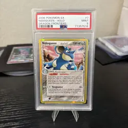 2006 POKEMON EX DRAGON FRONTIERS NIDOQUEEN #7/101 RARE HOLO FOIL PSA 9 P1 - Image 3