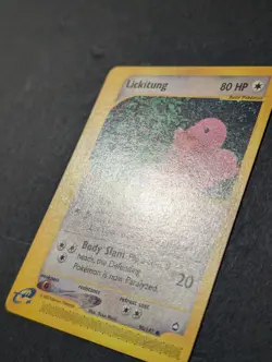 Lickitung 90/147 Aquapolis Common Vintage Pokemon TCG E-Reader Card NM - Image 2