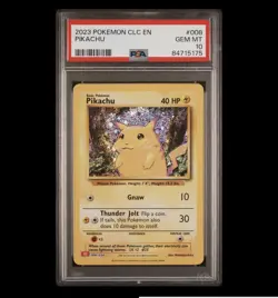 Pokemon 2023 TCG Classic Pikachu #008/034 Holo PSA 10 GEM MINT EN - Image 1