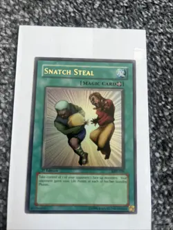 Yu-Gi-Oh Snatch Steal Ultra Rare 1st Edition MRL-036. - Image 1
