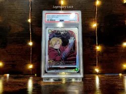 Union Arena Fullmetal Alchemist Edward Elric 1 Star R* Parallel PSA 10 - Image 1