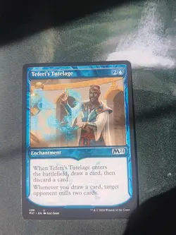 Teferi's Tutelage (Showcase) 296 Uncommon Core Set 2021 Magic: The Gathering LP - Image 1