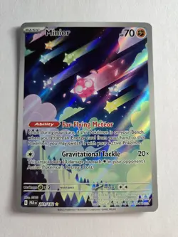 Pokemon TCG Minior Illustration Rare Paradox Rift Holo Card 201/182 - Image 1