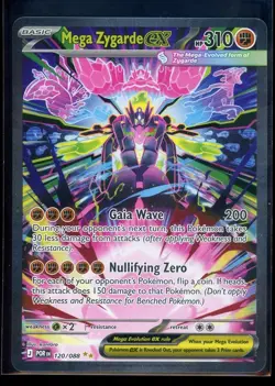 Mega Zygarde EX 120/088 Perfect Order Special Illustration Rare NM Pokemon TCG - Image 1