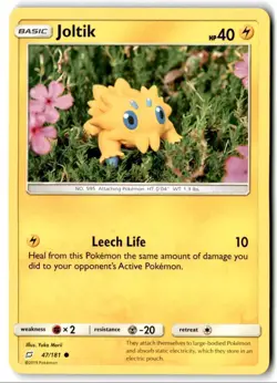 2019 Sun & Moon - Team Up Joltik nm Basic/Common #47 - Image 1