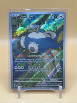 Pokemon TCG Snorlax Promo Holo Card 151 Scarlet and Violet 051 - Image 1