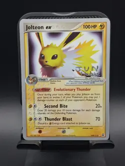 2007 Pokemon World Championships Jolteon EX (Jun Hasebe) #109/113 RARE - Image 1