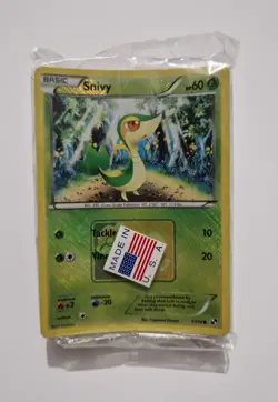 SEALED Snivy 1/114 League Promo x40 Black & White Crosshatch Pokemon Card - Image 1