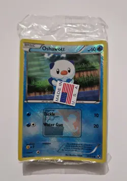 SEALED Oshawott 27/114 League Promo x40 Black & White Crosshatch Pokemon Card - Image 1