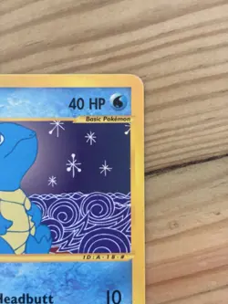 Pokemon TCG - Squirtle #132/165, Expedition Base Set, Regular 2000, NM Condition - Image 3