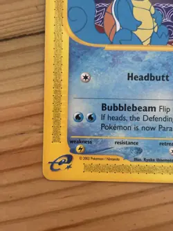 Pokemon TCG - Squirtle #132/165, Expedition Base Set, Regular 2000, NM Condition - Image 4