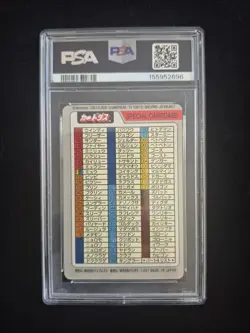 1997 Pocket Monsters - Carddass Checklist - Graded PSA 8 (NM-MT) - Image 2