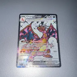 Pokemon Charizard Holo Rare Base Set Stage 2 120 HP 004/102 English Card - Image 1