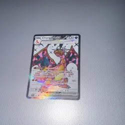 Pokemon Charizard Holo Rare Base Set Stage 2 120 HP 004/102 English Card - Image 2
