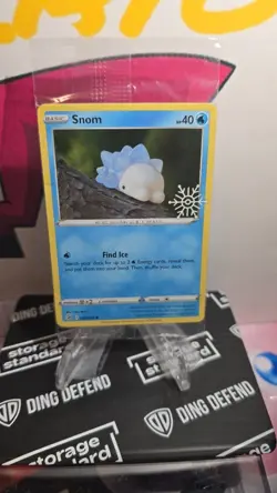 Snom 084/264 Common Holo Snowflake Holiday Stamp Pokemon TCG Card SEALED - Image 1