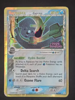 Pokemon Holo Rayquaza- EX Holon Phantoms- 16/110- HP-DMG - Image 1