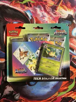 Pokemon TCG Prismatic Evolutions Tech Sticker Collection Blister Set of 3 Sealed - Image 3