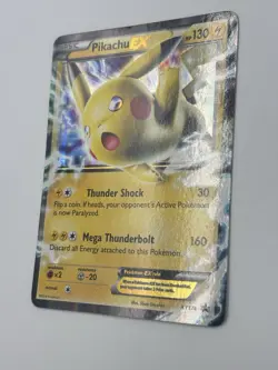 Pikachu EX XY174 Holo Promo Black Star XY Pokemon Single - Image 3