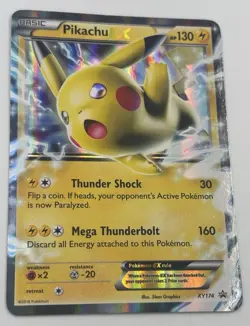 Pikachu EX XY174 Holo Promo Black Star XY Pokemon Single - Image 4