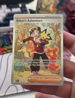 Pokemon TCG Destined Rivals Ethan's Adventure Card 236/182 Sir Mint Condition - Image 1