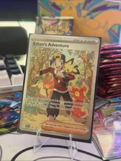 Pokemon TCG Destined Rivals Ethan's Adventure Card 236/182 Sir Mint Condition - Image 2