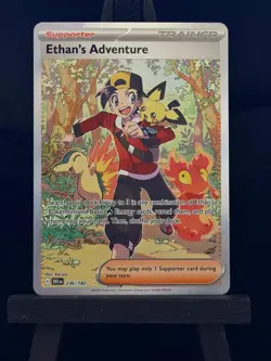 Ethan's Adventure 236/182 SIR Destined Rivals Pokemon Card - English - Image 1