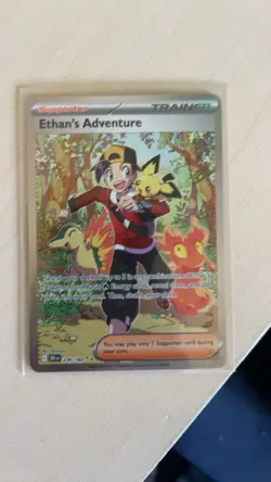 Pokemon TCG Destined Rivals Ethan's Adventure Card 236/182 Sir Mint Condition - Image 1