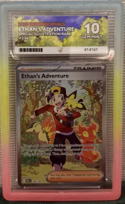 Pokemon TCG Destined Rivals Ethan's Adventure Card 236/182 Sir Ace 10 - Image 1