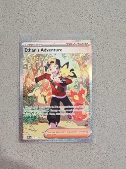 Ethan's Adventure - 236/182 - SIR - Destined Rivals - Pokemon Card - NM/M - Image 1