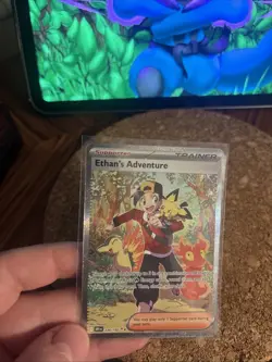 Pokemon TCG Destined Rivals Ethan's Adventure Card 236/182 Sir - Image 3