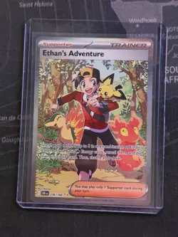 Pokemon TCG Destined Rivals Ethan's Adventure Card 236/182 Sir Mint Condition - Image 1