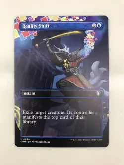 Reality Shift Extended Borderless MTG Magic the Gathering Card NM Mint CMM - Image 1