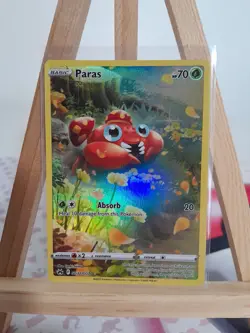 Pokemon TCG Paras Crown Zenith Galarian Gallery GG32/GG70 Card NM Condition - Image 1