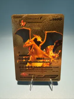 Pokemon - Charizard V - Gold Foil Fan Art - SMP 26-43 - Mint - Image 1