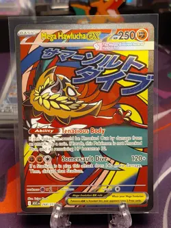 Mega Hawlucha Ex Holo Ascended Heroes Mega Attack Rare 268/217 Pokemon TCG - Image 1