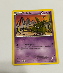 Trubbish 56/122 XY BREAKpoint English TCG Pokemon Card NM - Image 1