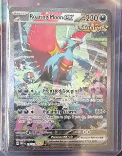 The Pokemon Company Roaring Moon ex 251/182 SV04 Paradox Rift SIR Holo Eng 230HP - Image 1