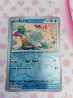 Pokemon Snover 059/182 Reverse Holo EN Destined Rivals Tomokazu Komiya - Image 1