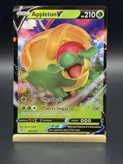 Appletun V 026/264 Ultra Rare Fusion Strike Pokemon TCG - Image 1