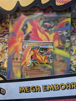 Pokemon TCH Mega Emboar EX Ascended Heroes Box English sealed - Image 2