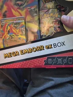 Pokemon TCH Mega Emboar EX Ascended Heroes Box English sealed - Image 4