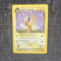 Pokemon TCG Dark Jolteon 38/82 Team Rocket Uncommom - Image 1