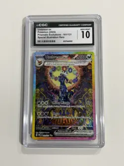 2025 Pokemon Prismatic Evolutions SIR 161/131 Umbreon ex CGC 10 - Image 2