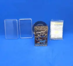 Pikachu 1999 Pokemon 23K Gold- Plated Burger King Nintendo Promo Trading Card! - Image 1